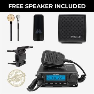 MXT500AGVP3SP 50W MicroMobile GMRS Two-Way Radio | Antenna & Speaker Bundle